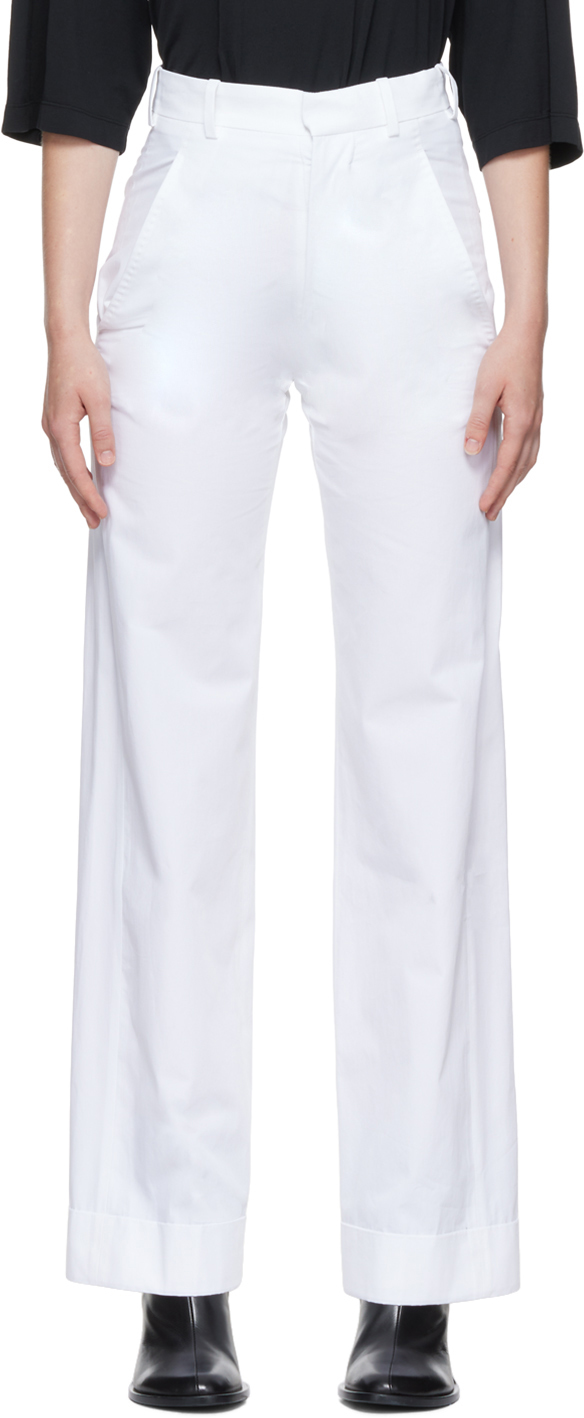 White Anneke Trousers