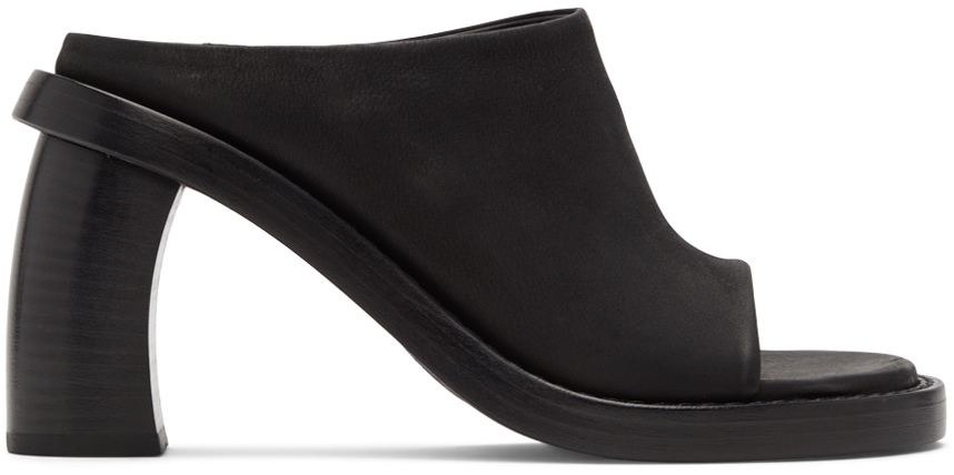 Black Clara Heeled Sandals