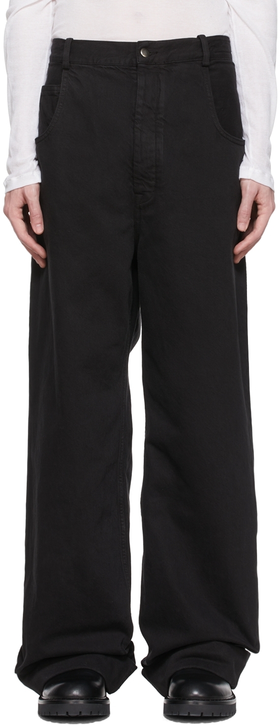 Ann Demeulemeester Black Michael Jeans In 099 Black