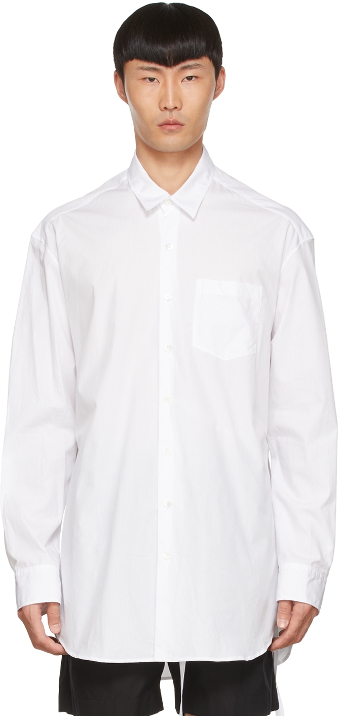 Ann Demeulemeester White Mark Shirt
