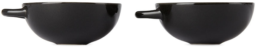 Ann Demeulemeester Two-pack Black Serax Edition Dé Espresso Mugs In Var C