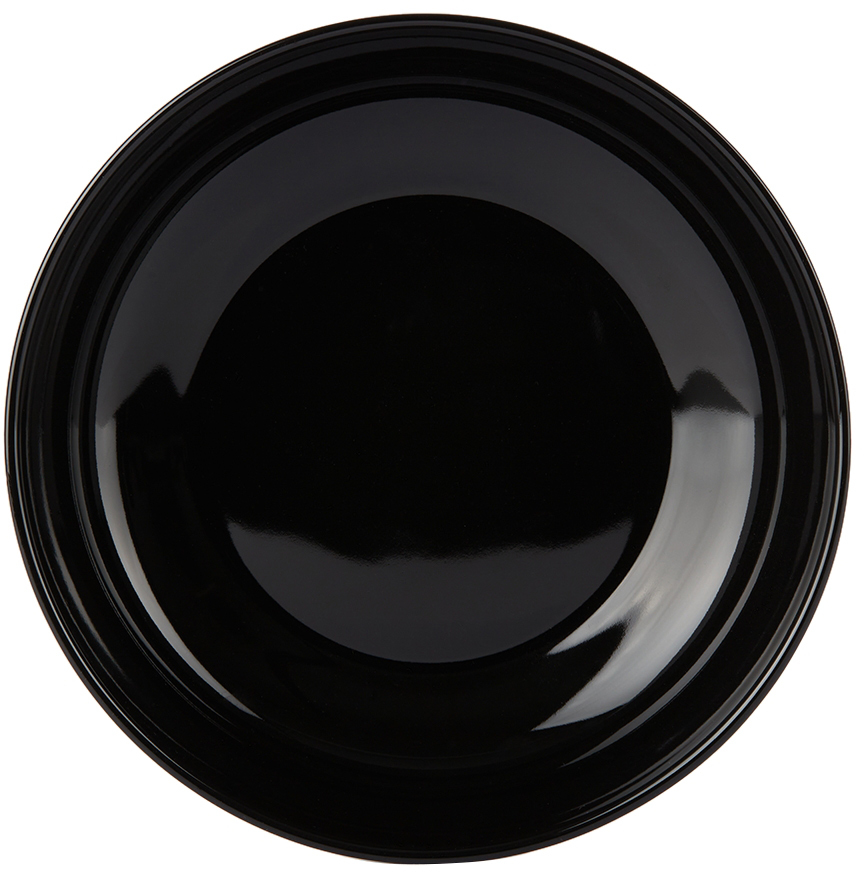 Ann Demeulemeester Black Serax Edition Small Dé High Plate Set In Var B