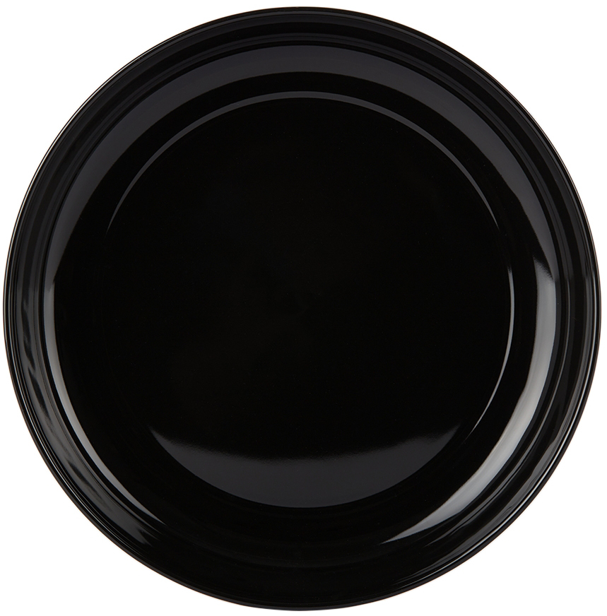 Ann Demeulemeester Black Serax Edition Dé High Plate Set In Var B