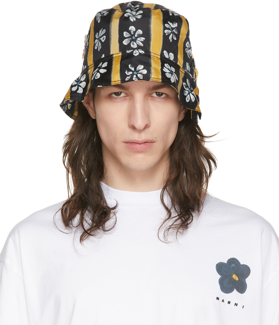 Black Daisy Lane Bucket Hat