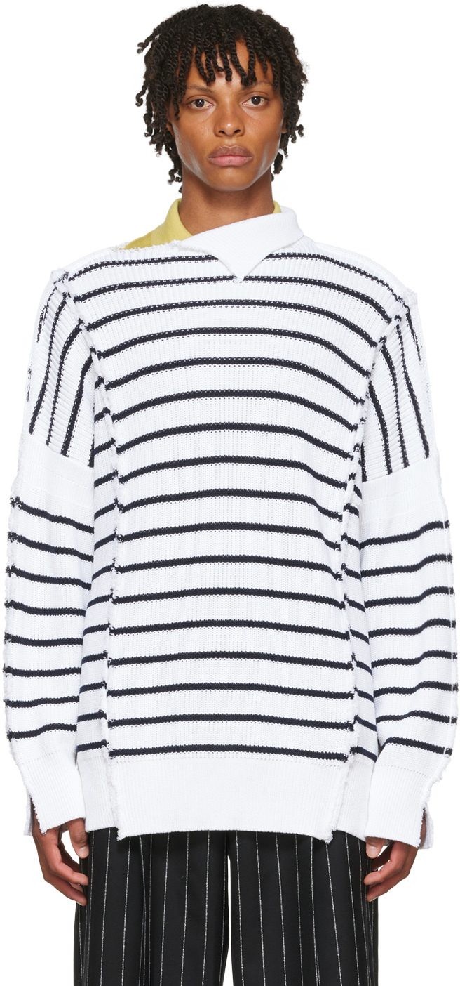 Marni White Cotton Sweater