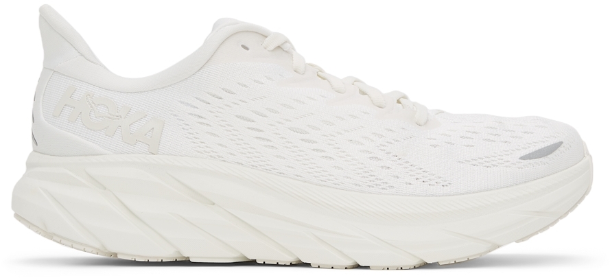 Hoka One One® M Clifton 8 White / White - 1119393-WWH