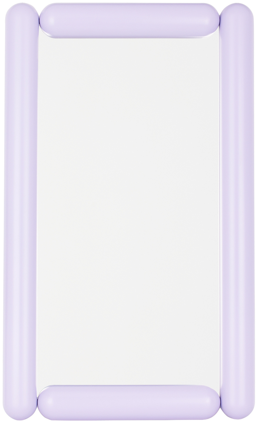 Gustaf Westman Objects Purple Chunky Mini Mirror In Lilac