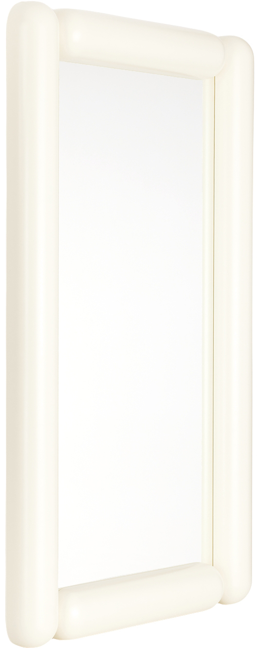 Gustaf Westman Objects Off-white Chunky Mini Mirror In Cream
