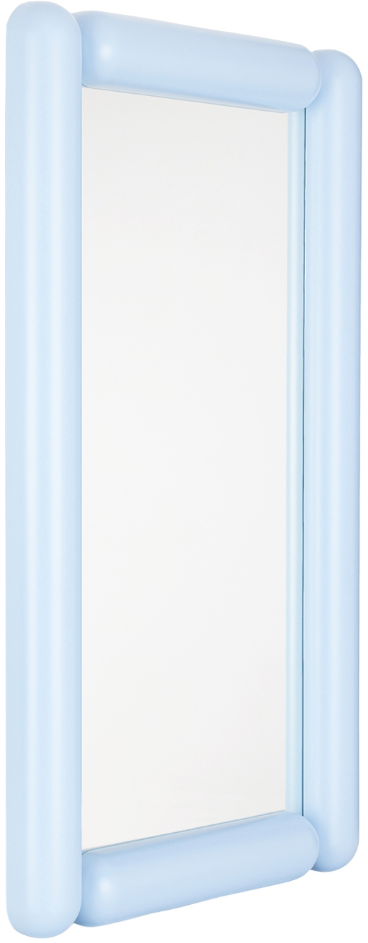 Gustaf Westman Objects Blue Chunky Mini Mirror In Light Blue