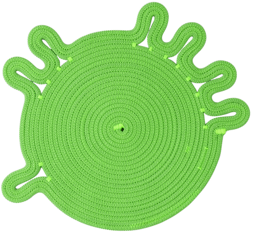 Ugly Rugly Green Amoeba Placemat