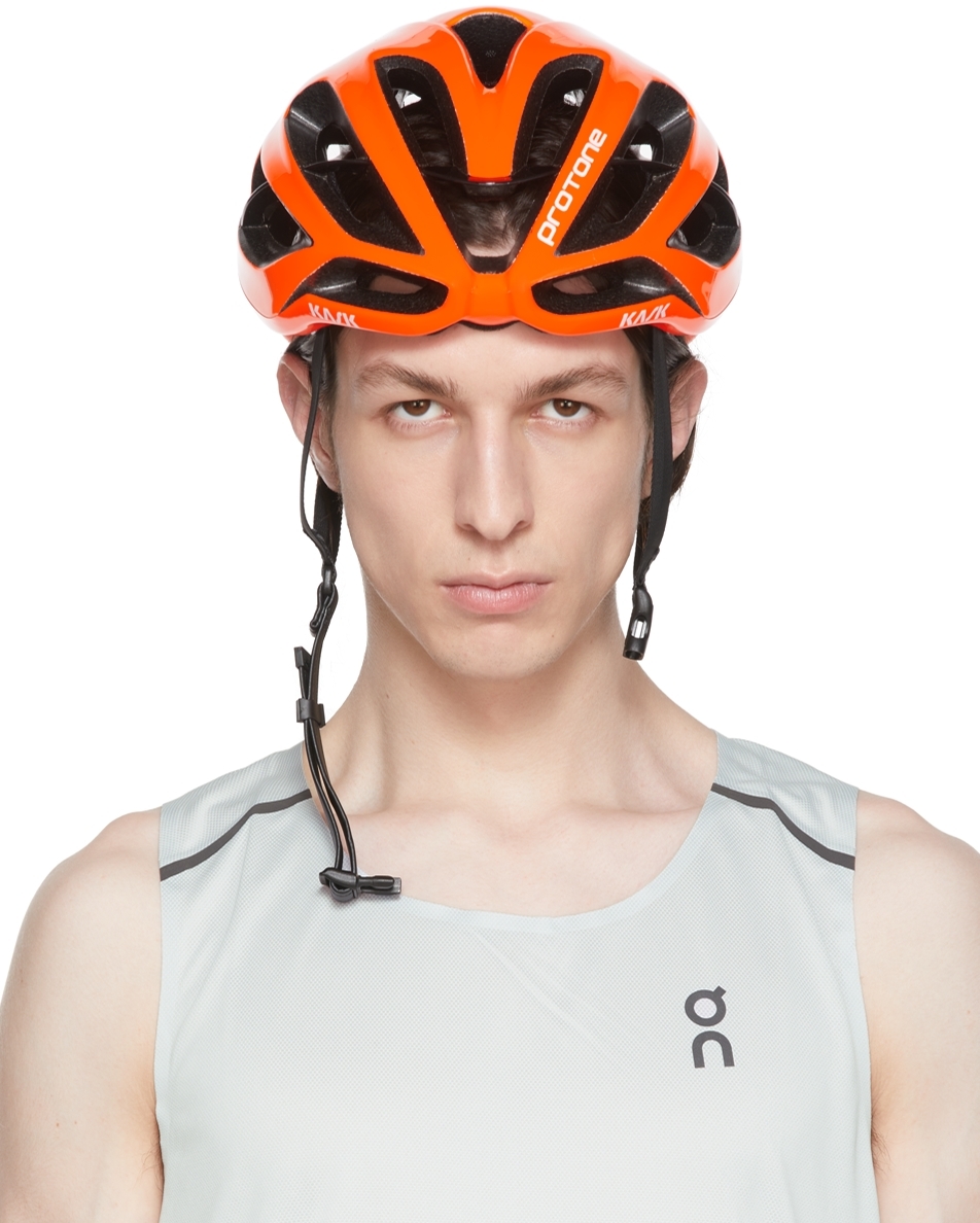 Intens Microprocessor Razernij Orange Protone Cycling Helmet by KASK | SSENSE
