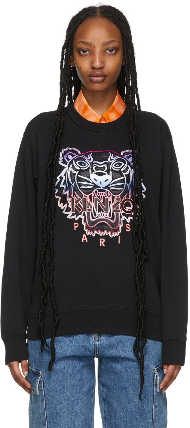 Kenzo Black & Purple The Year Of The Tiger Sweatshirt