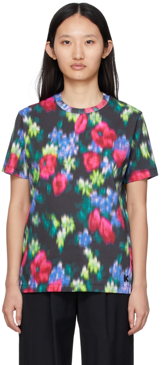 Multicolor Print Loose T-Shirt