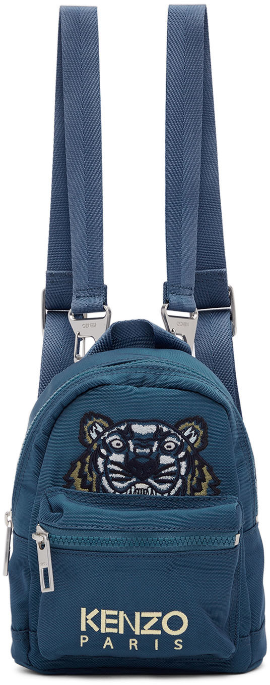 Blue Mini Kampus Tiger Backpack Ssense Uomo Accessori Borse Zaini 