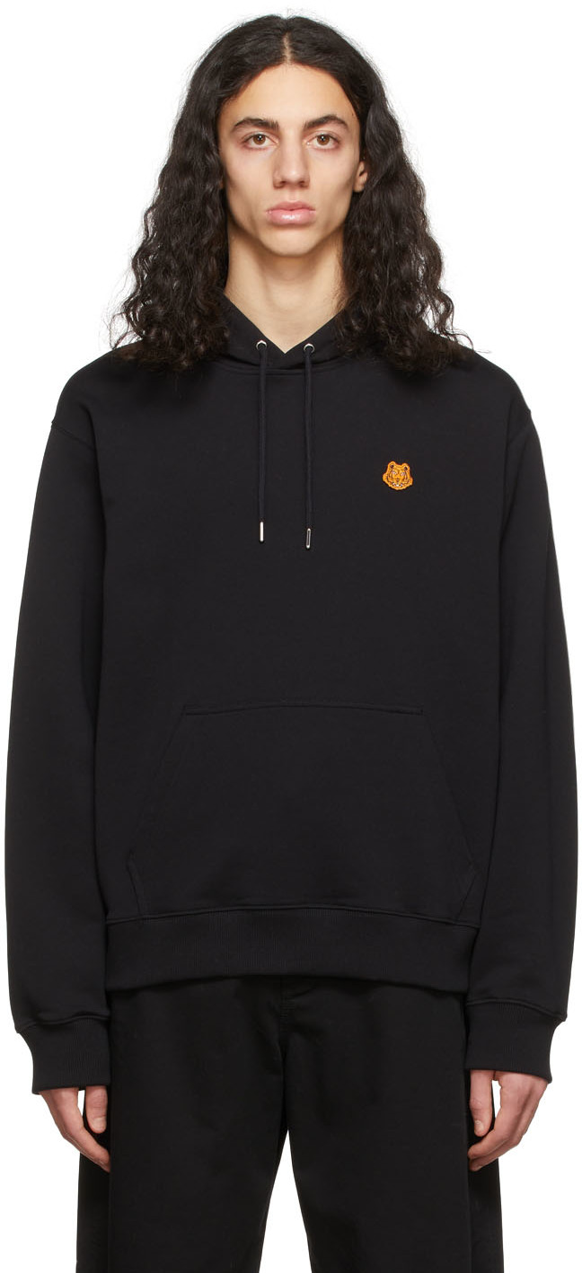 Kenzo Tiger Crest Hoodie Sweatshirt Black Male - Size M