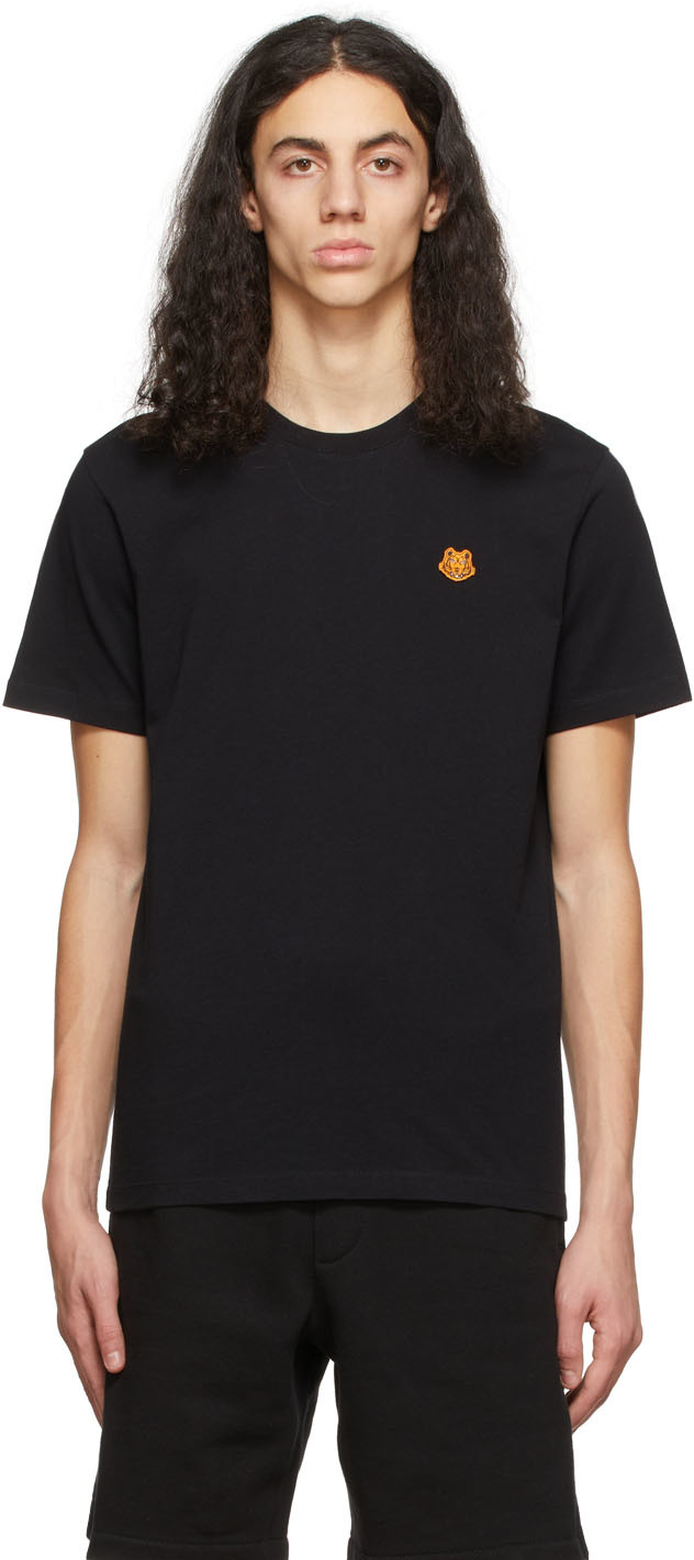 Kenzo Black Tiger Crest T-Shirt