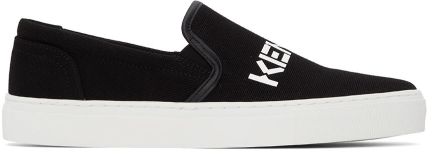 Kenzo Black K-Skate Sneakers