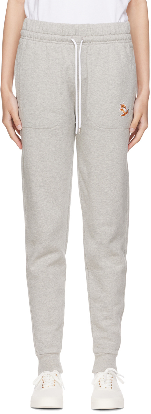 SSENSE Women Clothing Loungewear Sweats Grey Chillax Fox Lounge Pants 