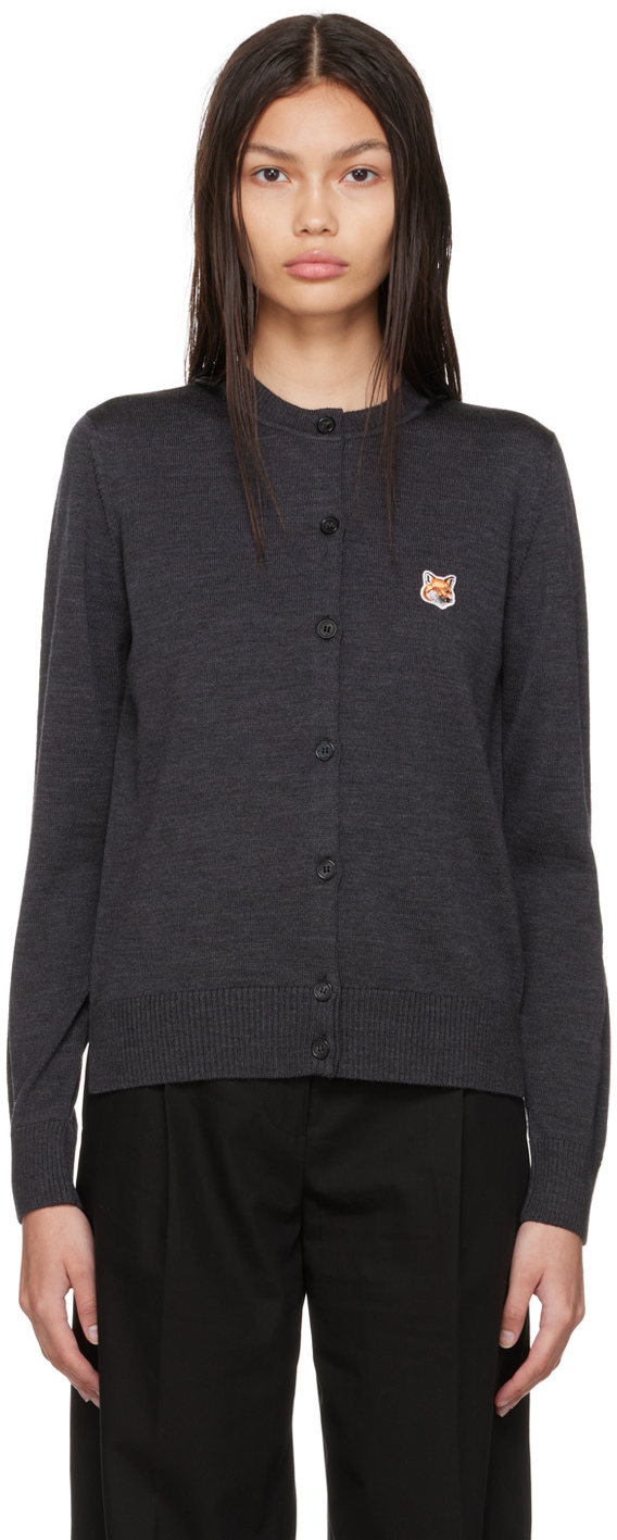 Grey Fox Head Cardigan | SSENSE Canada