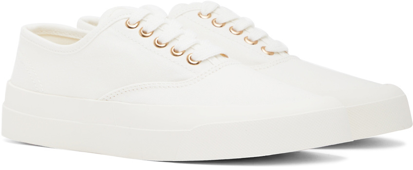 Maison Kitsuné ホワイト Laced ローカットスニーカー