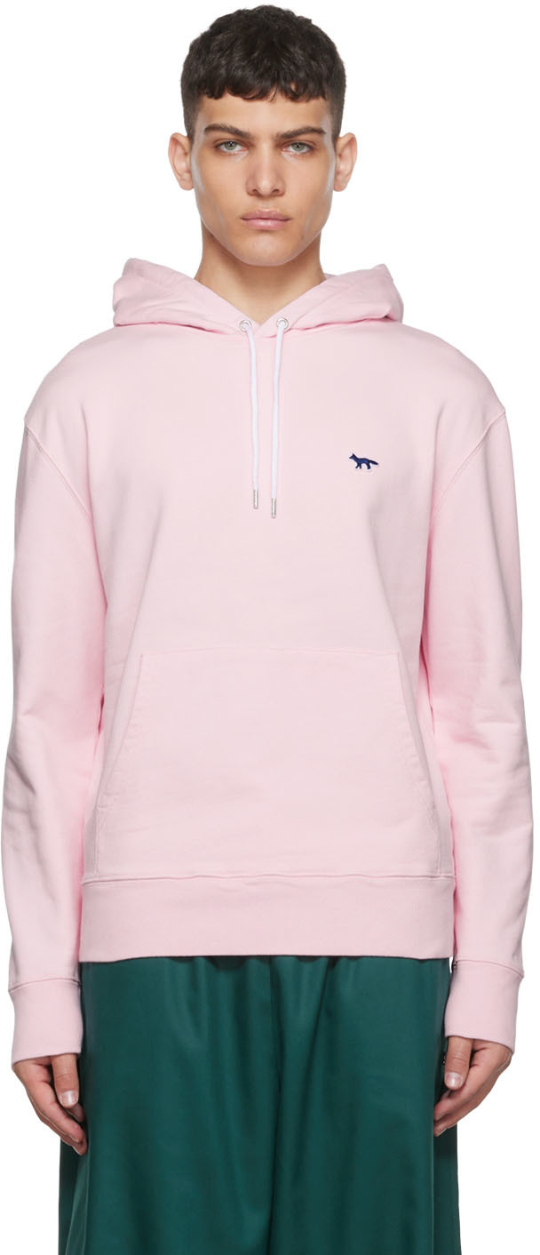 Pink Fox Hoodie by Maison Kitsuné on Sale