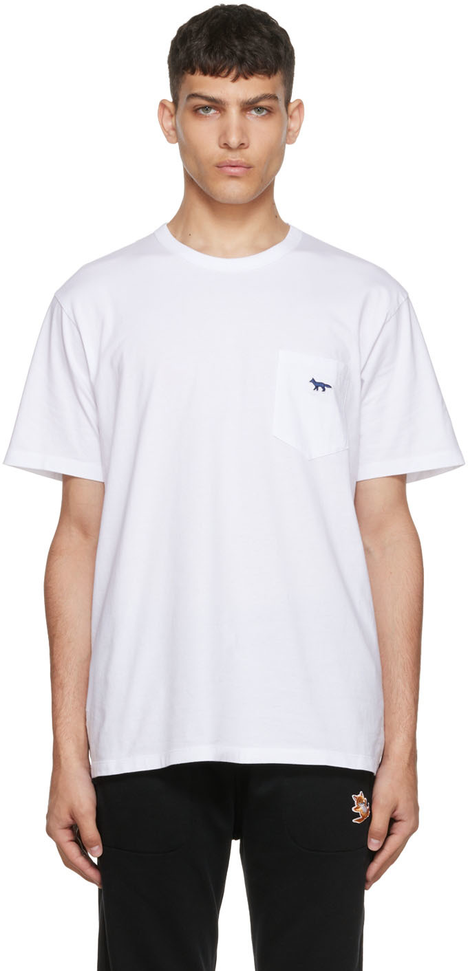 Maison Kitsuné ホワイト フォックス Tシャツ