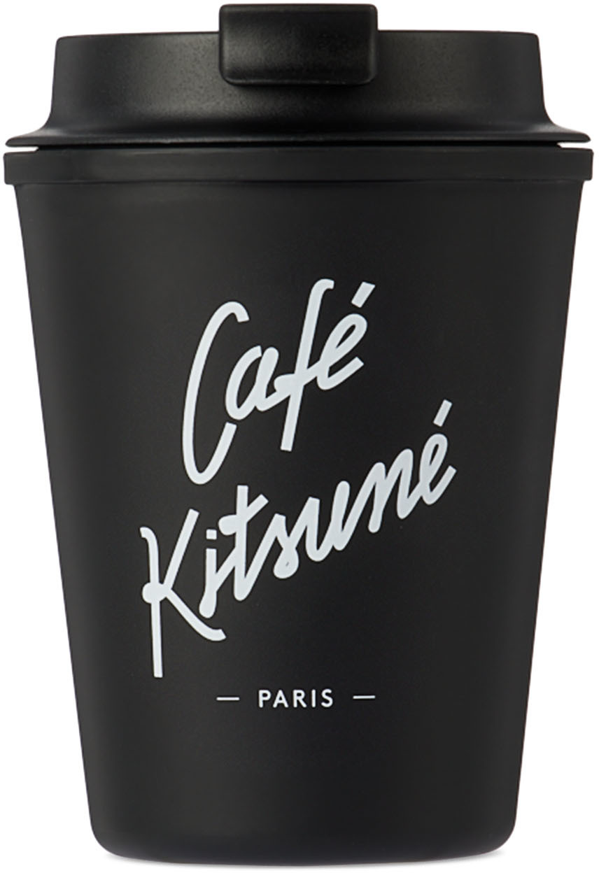 besked diagonal konsulent Black 'Café Kitsuné' Tumbler by Maison Kitsuné on Sale