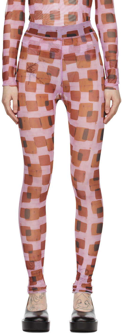 Henrik Vibskov Pink Recycled Polyester Leggings