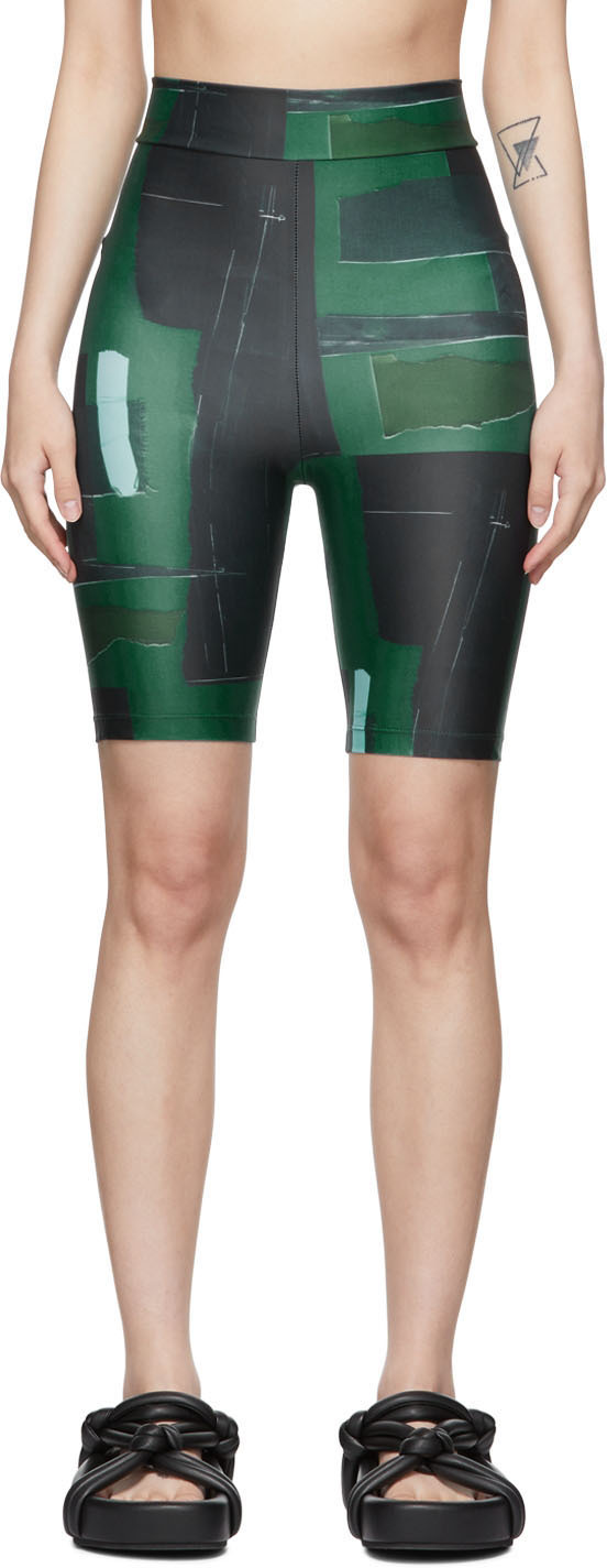 Henrik Vibskov Green Polyester Shorts