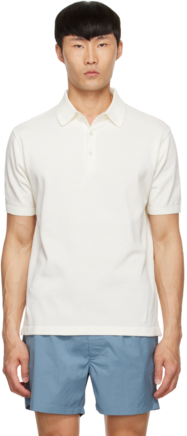 Ssense Uomo Abbigliamento Top e t-shirt T-shirt Polo Off-White Cotton Jersey Polo 