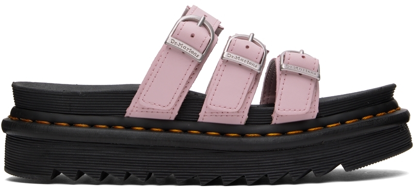 Dr. Martens Pink Blaire Slide Sandals