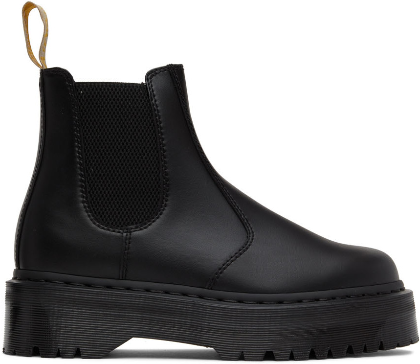 black slip on doc martens