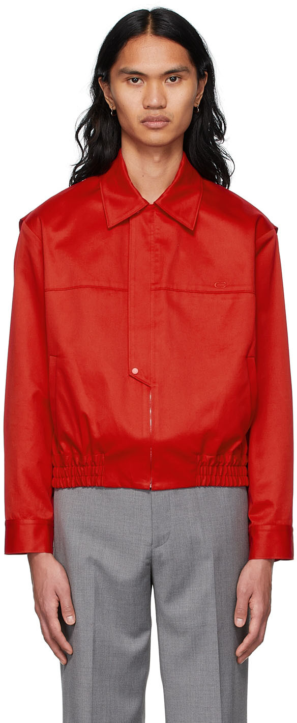 Commission Ssense Exclusive Red Cotton Jacket