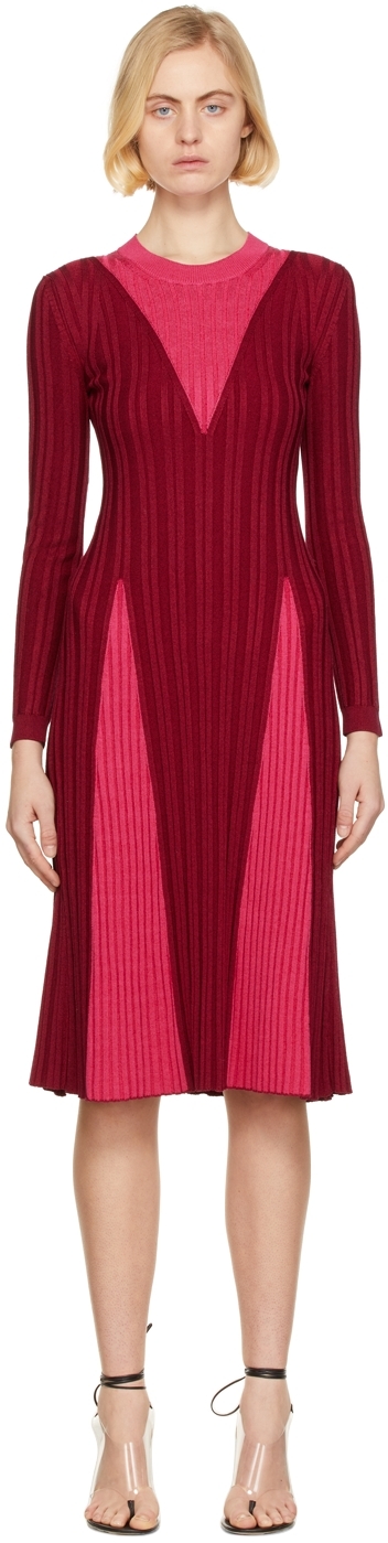 Partow Red Remy Mid-Length Dress