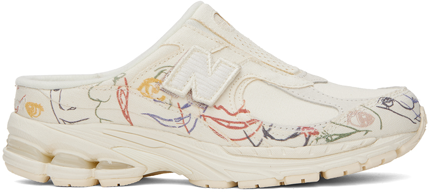 New Balance Beige Bryant Giles Edition 2002 Mules