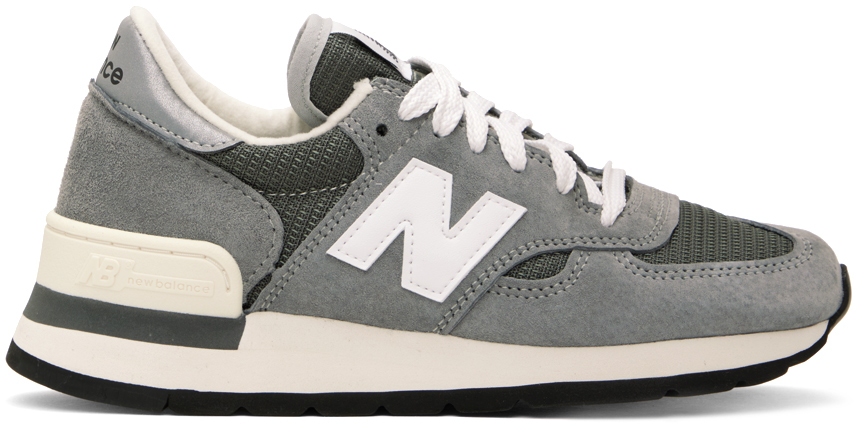 New Balance: Gray Made In USA 990v1 Core Sneakers | SSENSE