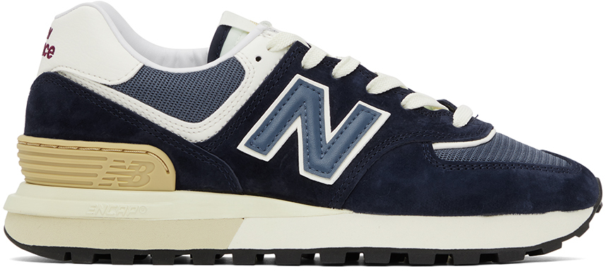 Of later betreden Afwijking New Balance: Navy 574 Legacy Sneakers | SSENSE