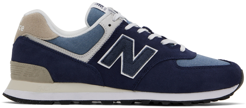 Navy 574 Sneakers by New Balance on Sale
