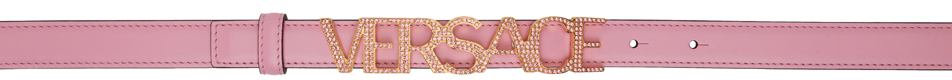 Versace Pink Signature Belt