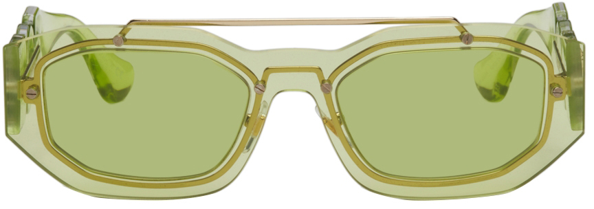 Versace Green Special Project Biggie Sunglasses