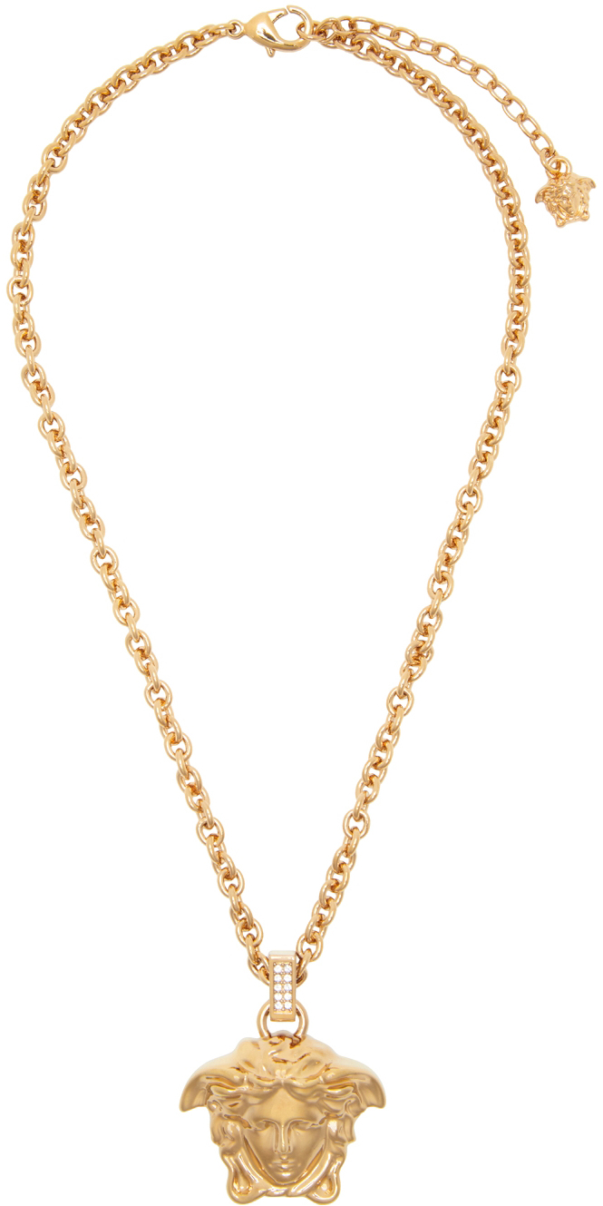 Versace Gold 'La Medusa' Pendant Necklace