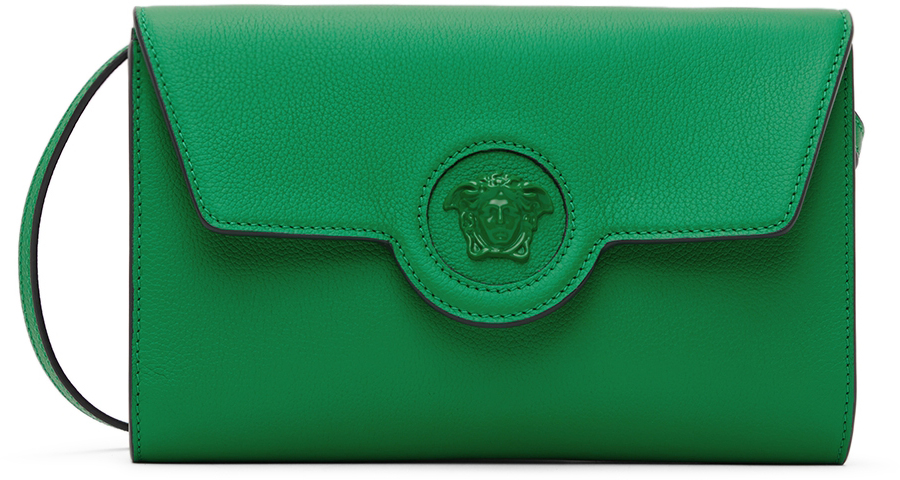 versace green purse