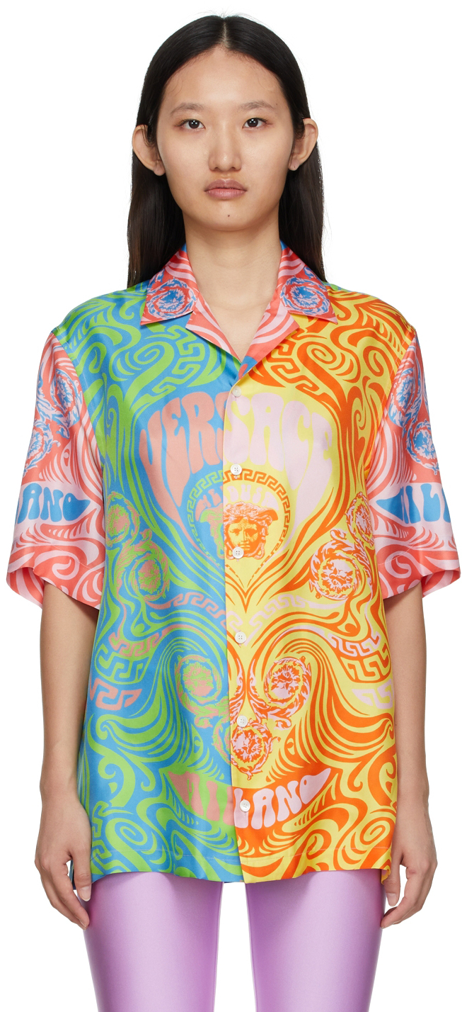 Versace Multicolor Medusa Music Shirt