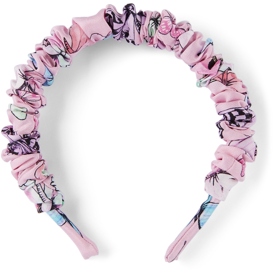 Kids Pink Butterfly Headband SSENSE Accessories Headwear Headbands 