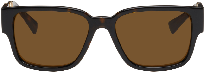 Versace Tortoiseshell Safety Pin Sunglasses