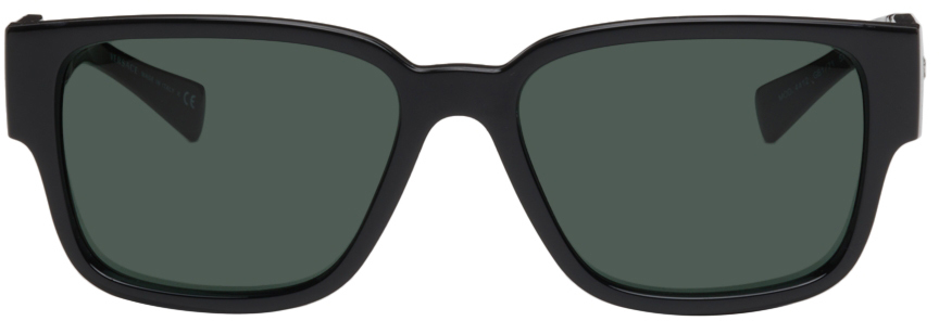 Versace Black & Green Safety Pin Sunglasses