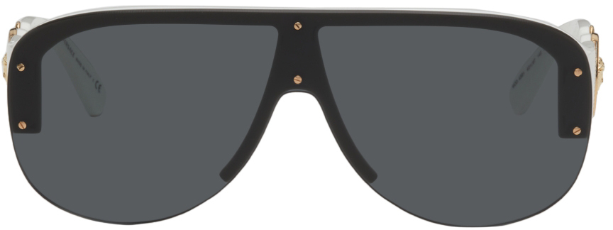 Versace White & Grey Lens Sunglasses