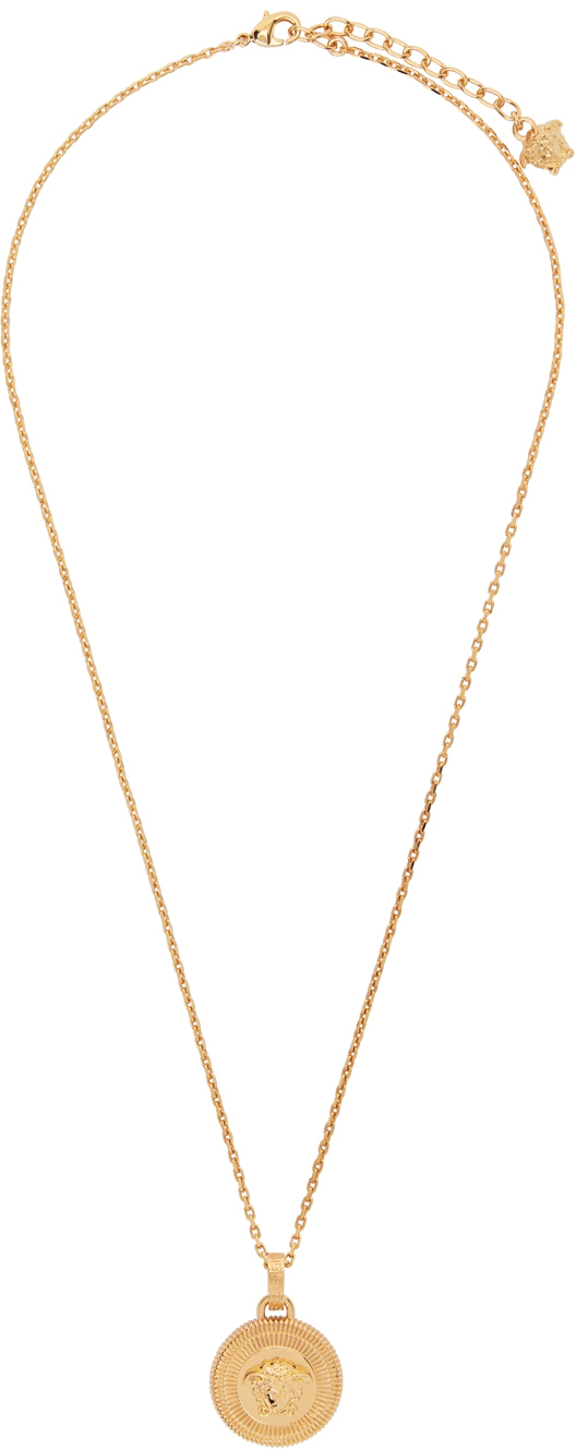 Versace Gold Medusa Biggie Necklace In 3j000 Gold | ModeSens