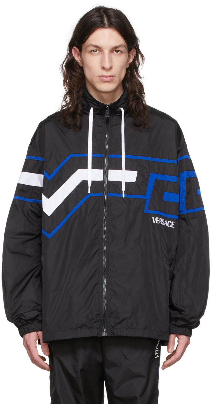 Versace Black Greca Jacket