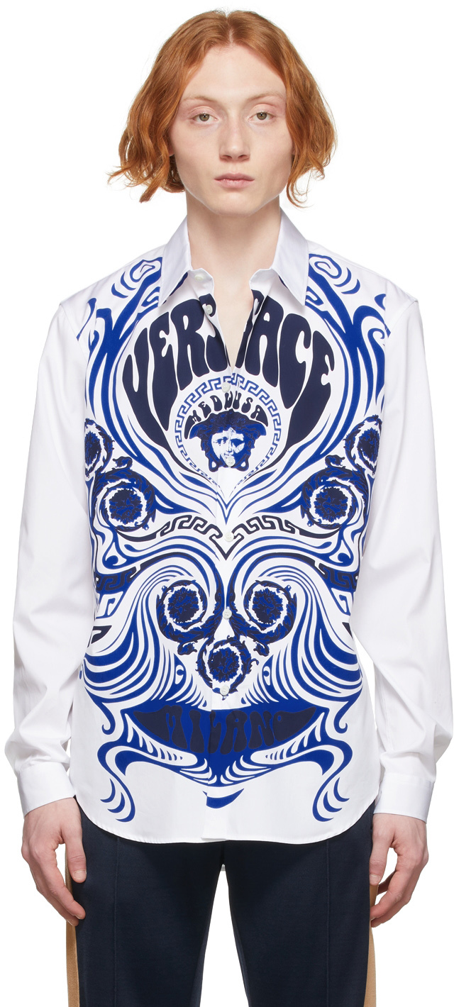 Versace White Medusa Music Shirt